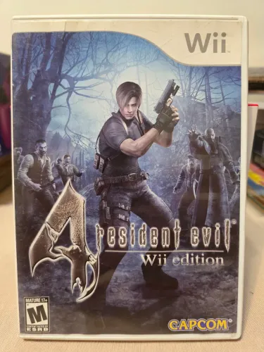 Jogo Wii Resident Evil 4 Mídia Física Original