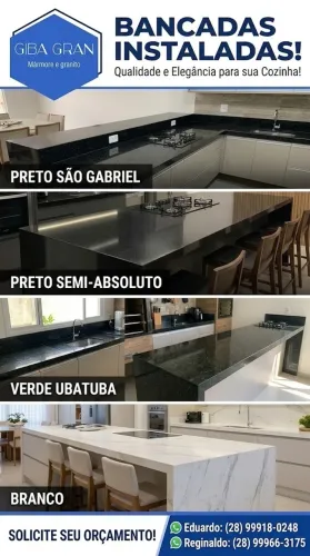Pias e Lavatórios de Granito Sob Medida | Giba Gran