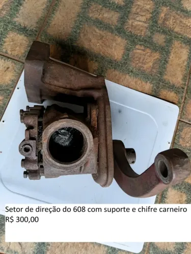 Setor de direção 608, tampa do tanque, retentor roda de caminhão e carlota