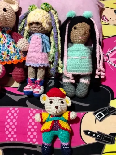 Pelúcias de crochê