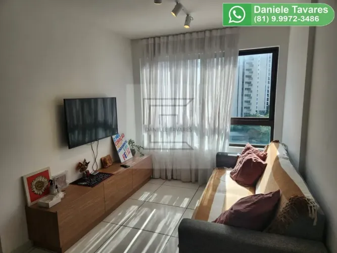 Apartamento no Rosarinho - Mobiliado e de 1 quarto - 1 vaga de garagem
