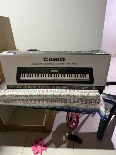 Kit Teclado Profissional Casio Ctk-3500 61 Teclas com Sensibilidade