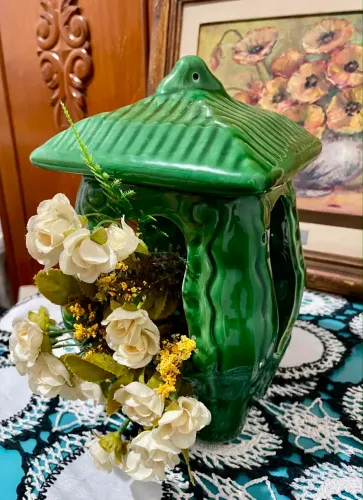 FLOREIRA OU SUPORTE PORCELANAS VINTAGE PARA PLANTAS