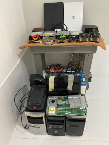 Lote com itens de informática (Veja as imagens e leia a descrição)