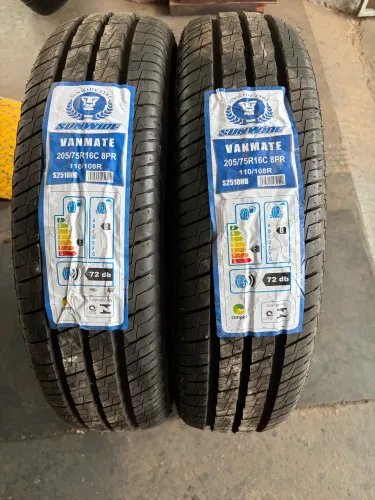 Pneu Van 205/75R16 Sunwide Vanmate 8 Lonas Aro 16 HT 110/108R CADA