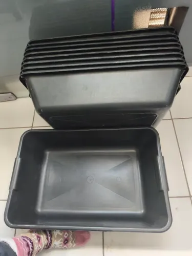 Caixa plástica 20 litros (para Massa ou Caixa de Areia para Gatos)