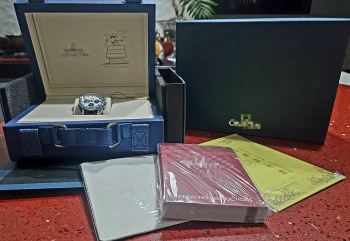 relogio automático omega snop