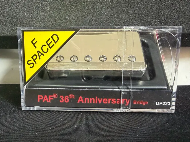 Captador DiMarzio PAF 36th Anniversary Bridge DP223 Nickel cover