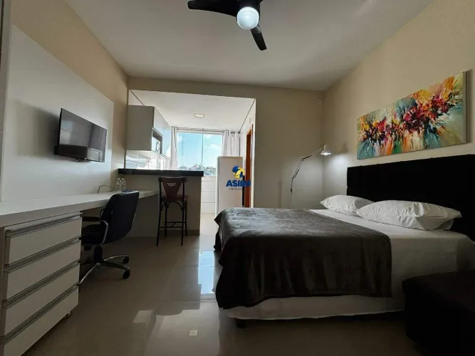 KITNET MOBILIADA 22M² PARA LOCAÇÃO NO BAIRRO OURO PRETO BELO HORIZONTE