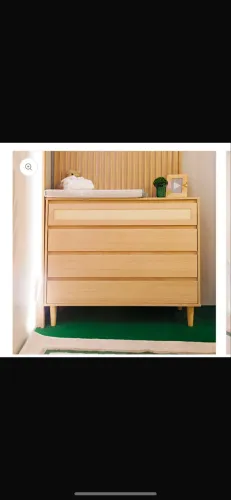Kit berço e cômoda
