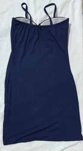 Vestido Azul Marinho( Não é de Poliamida)