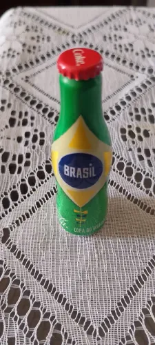 miniatura garrafa coca cola copa Brasil 2014