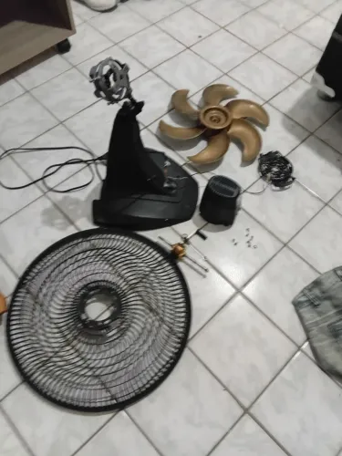 Kit ventilador Mallory de 40cm preto