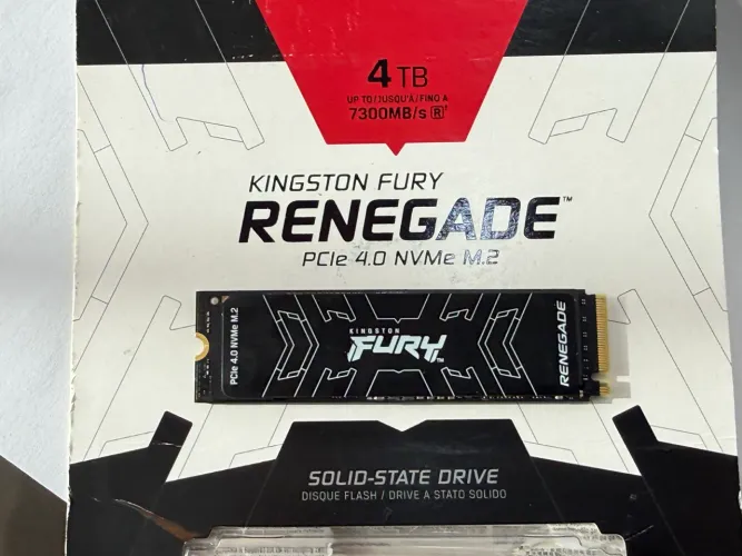 Memória SSD MVMe M.2 PCIe 4.0 Kingston Fury 4 TERAS