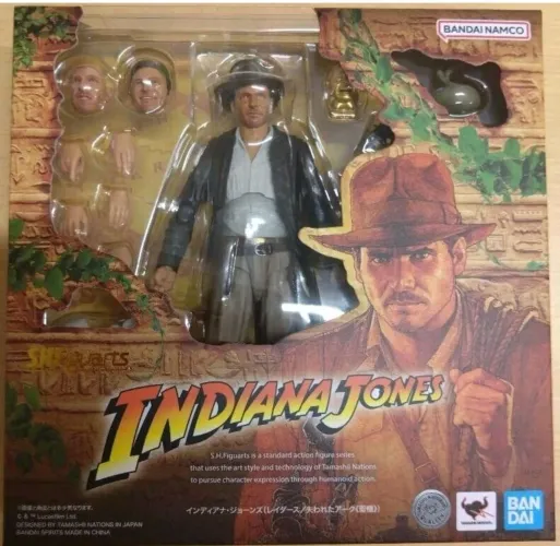 Indiana Jones Sh Figuarts Bandai Os Caçadores da Arca Perdida Raro