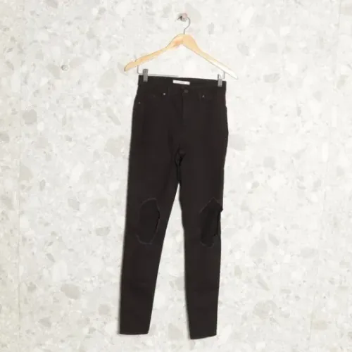 CALÇA PRETA JEANS DESTROYED LEVI'S