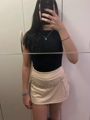 short saia off white shein pp