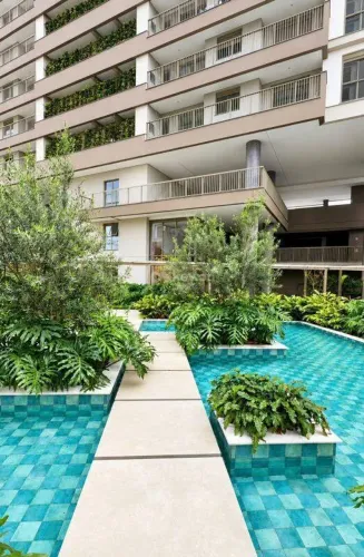 Apartamento à venda no Centro de Tubarão com 3 quartos e lazer completo