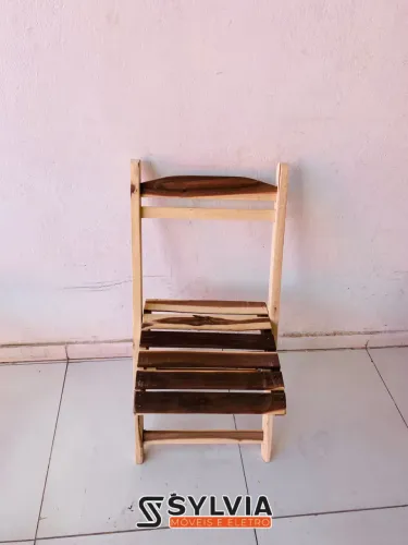CADEIRAS DOBRÁVEIS SEM VERNIZ!