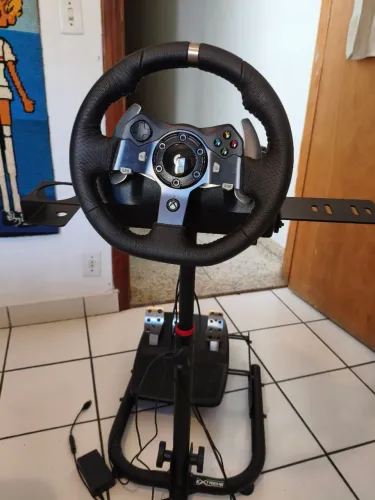 Logitech G920 + Pedais + Suporte Extreme Simracing SPRO V3