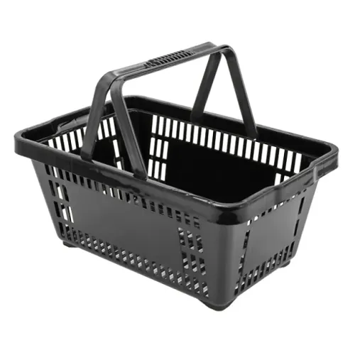 6405 - CESTA PLASTICA D-50 PRETA DE 6.5L / MARCA: DELLAPLAST