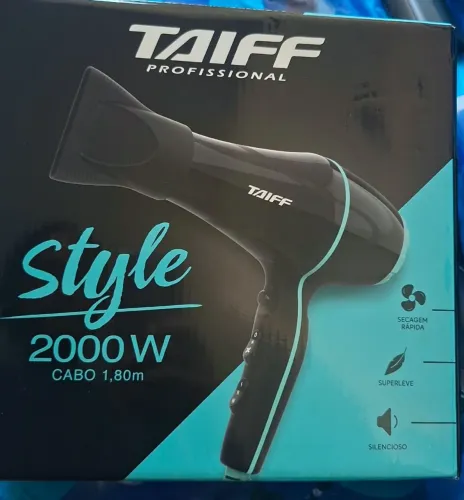 Secador de cabelo Taiff Style - 2000W/200v