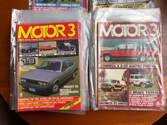 Revistas de Coleção Motor 3 1980