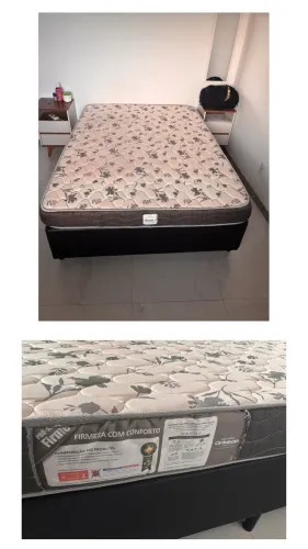 Vendo cama box Ortobom queen