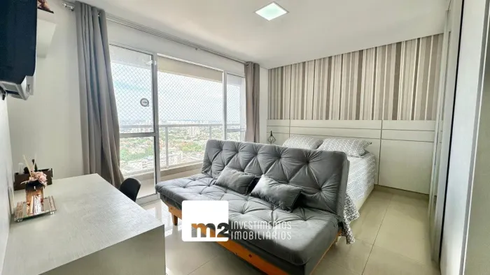 Flat mobiliado no Setor Bueno para locação