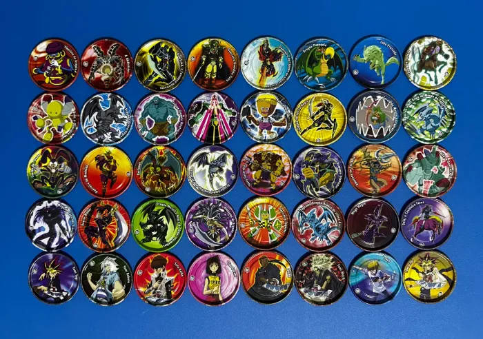 Tazos Yugioh Metal Elma Chips 