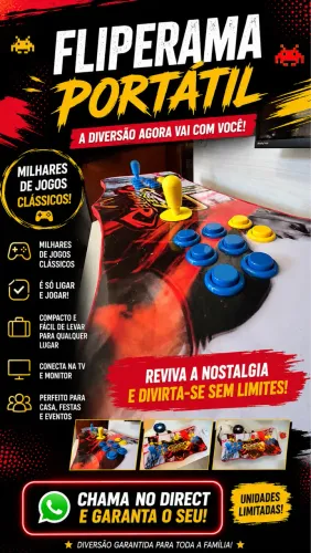 Fliperama Portátil
