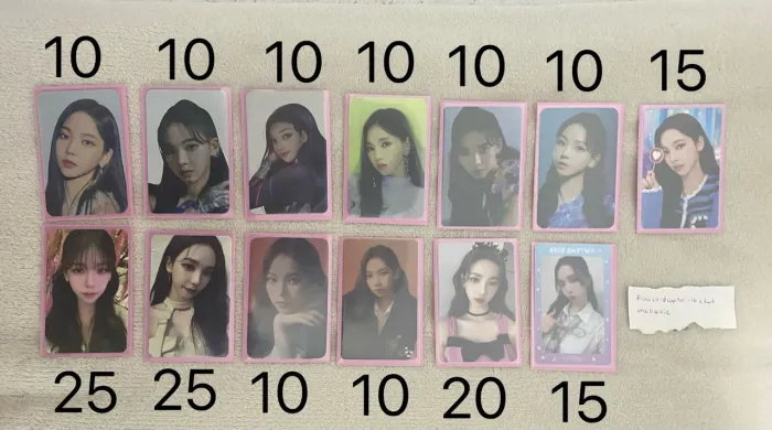 karina aespa photocards oficiais kpop