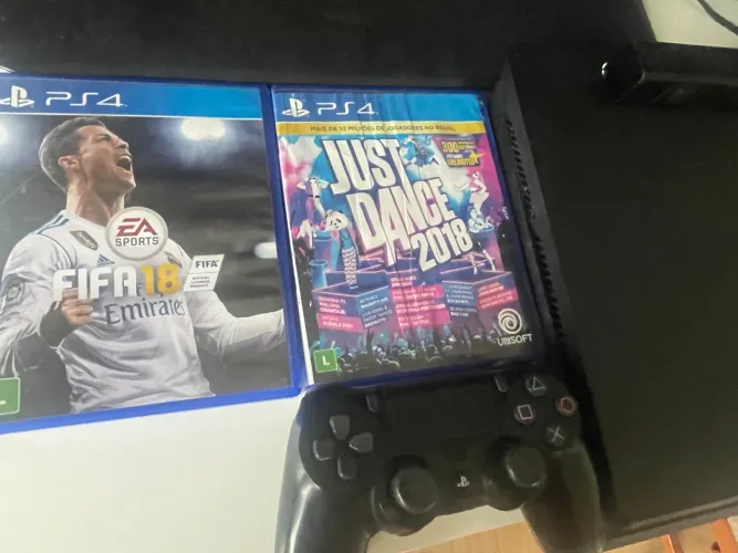 Ps4 - 1 controle 2 jogos - câmera Ps