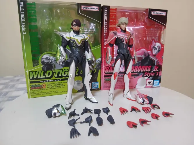 Wild Tiger, Barnaby Brooks e Lunatic SH figuarts