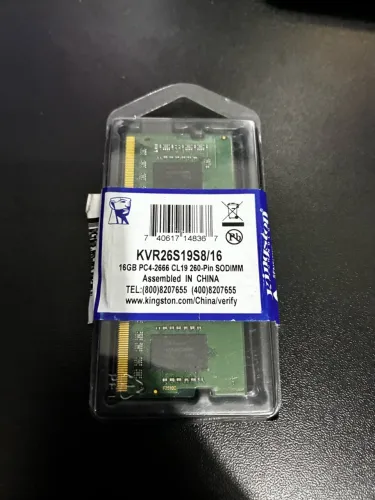 Memória ram notebook 16GB
