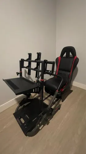 Cockpit Extreme Racing SXT + Suporte para TV/Monitor e Banco