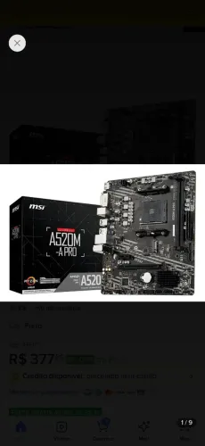 Placa Mãe A520M
