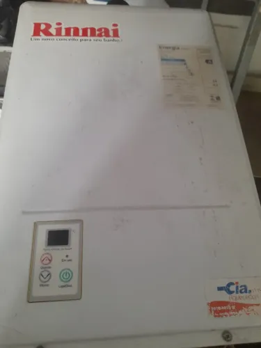 Aquecedor a gás Rinnai 21lts