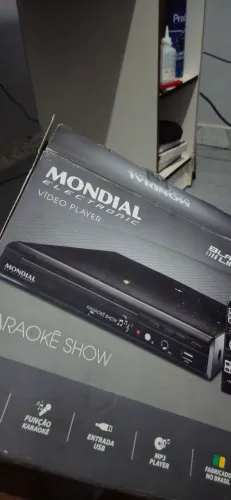 Dvd mondial com controle remoto