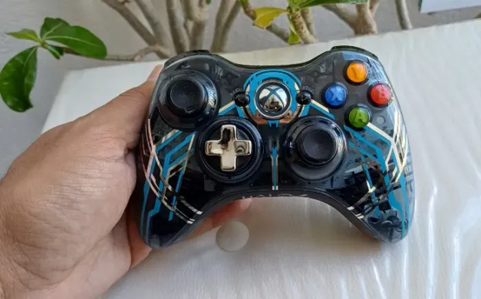 Controle Xbox 360 Edição Halo 4 Forerunner Excelente Raro