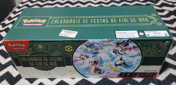 Pokémon Box Especial Pokémon Calendário de Festas de Fim de Ano 2024