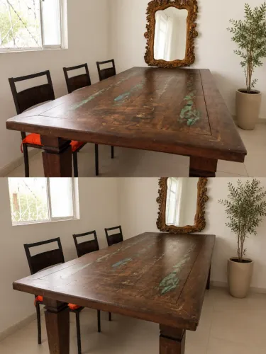 Mesa de Madeira de Demolição 8 Lugares ? Oportunidade