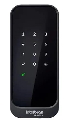 Fechadura Digital De Sobrepor Intelbras Fr 101 Preto