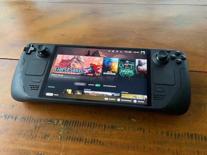 Steam Deck OLED 512GB com Película de Vidro