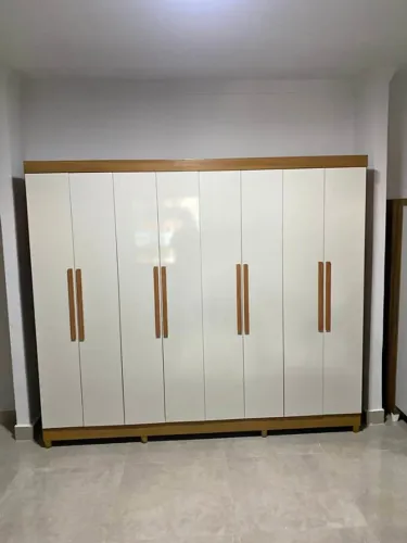 Guarda Roupa Casal 100% MDF 8 Portas 4 Gavetas (Novo) Entrega Grátis!