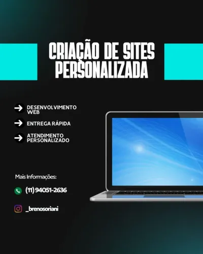 Sua empresa ainda não tem site? Crio site profissional rápido e acessível