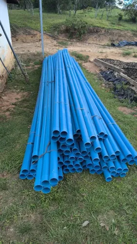 Canos 3 polegadas de irrigação.