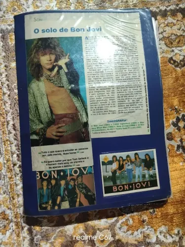 Bon Jovi recortes de jornais revistas e músicas
