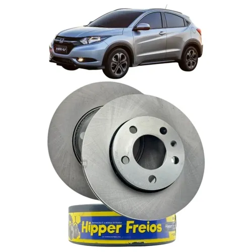 Par de discos de freio Honda Hrv 15/21