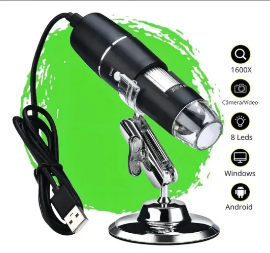 Microscópio Digital USB (Zoom 1600x)